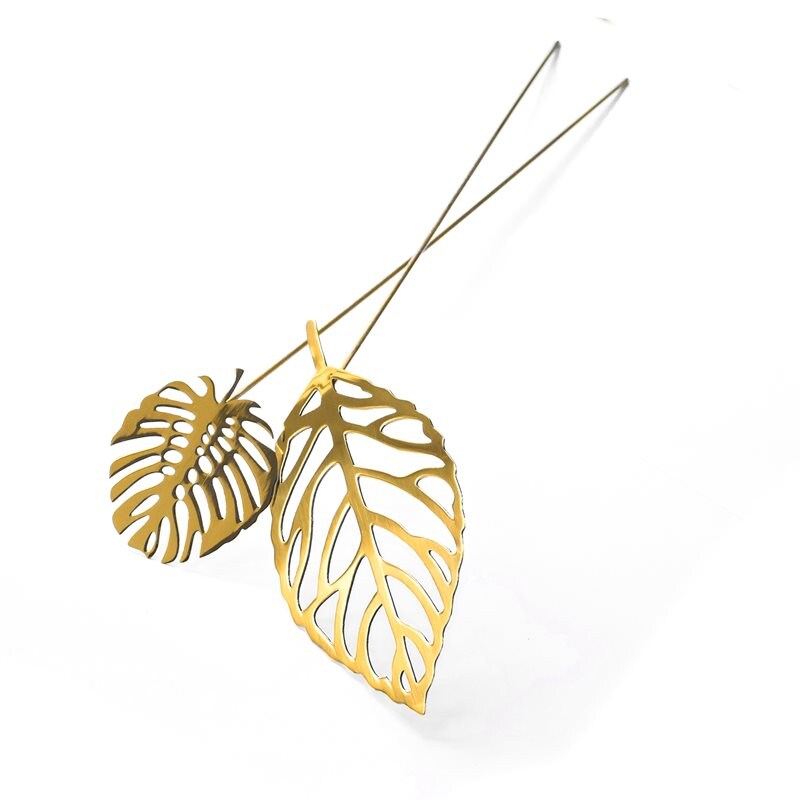 Product Image for Brass Leaves Wood 2-pack