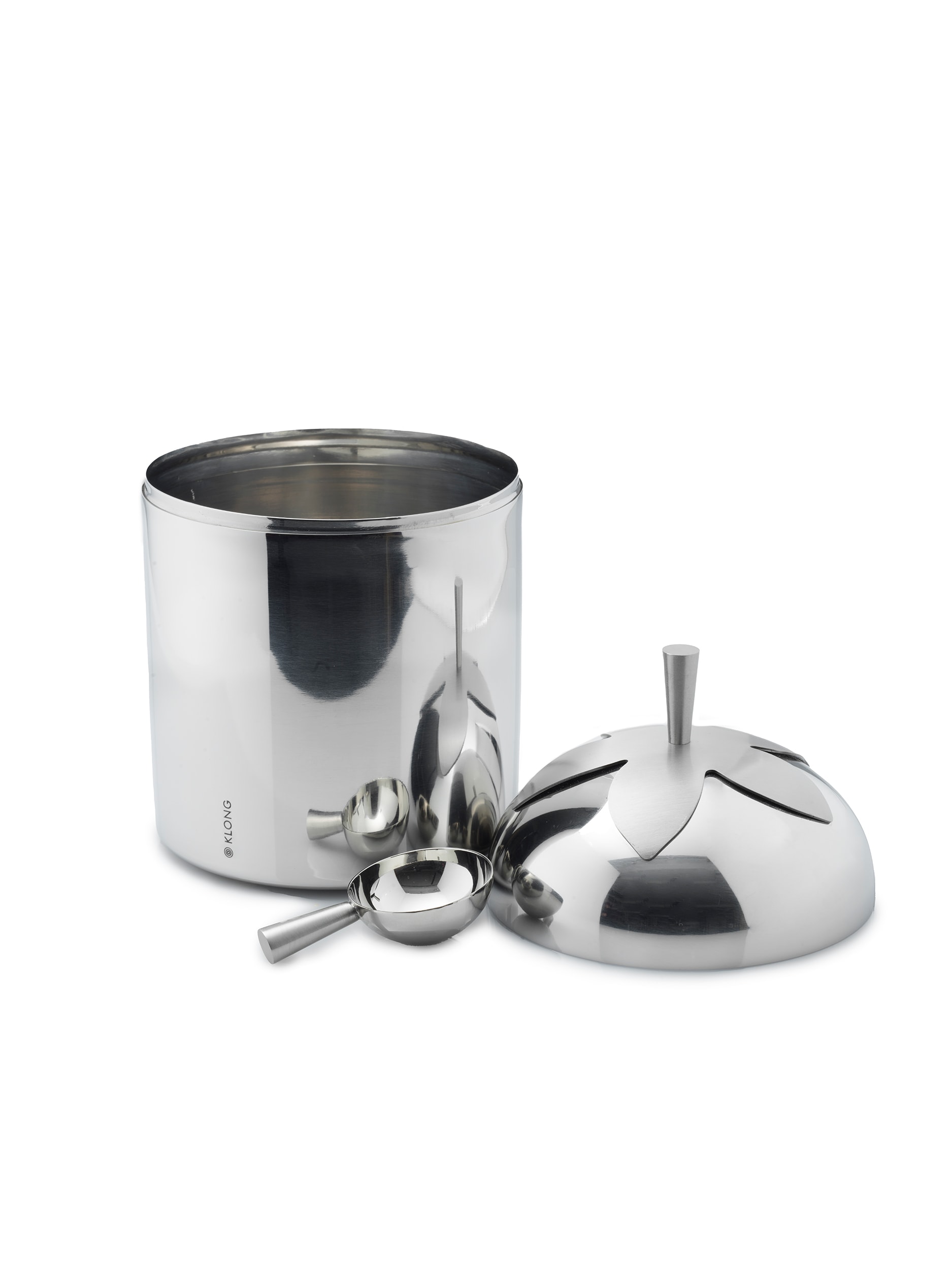 Blad Te-och Kaffeburkar Stål